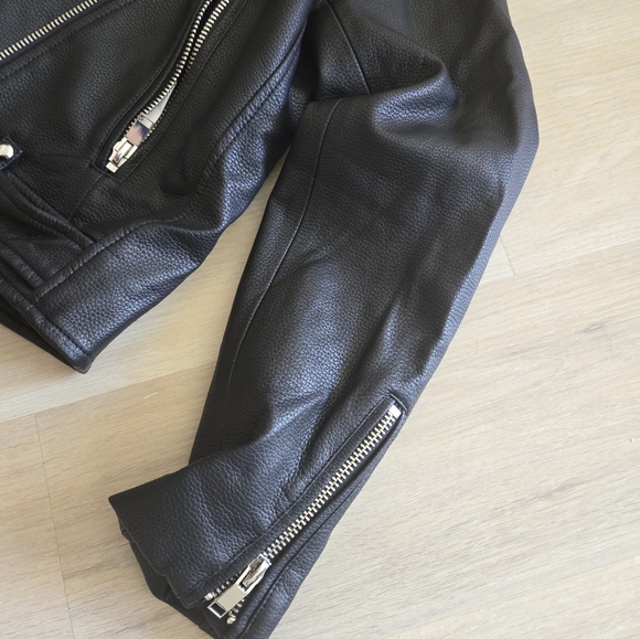 Zara Pleather woman's Jacket - Picture 4 of 6